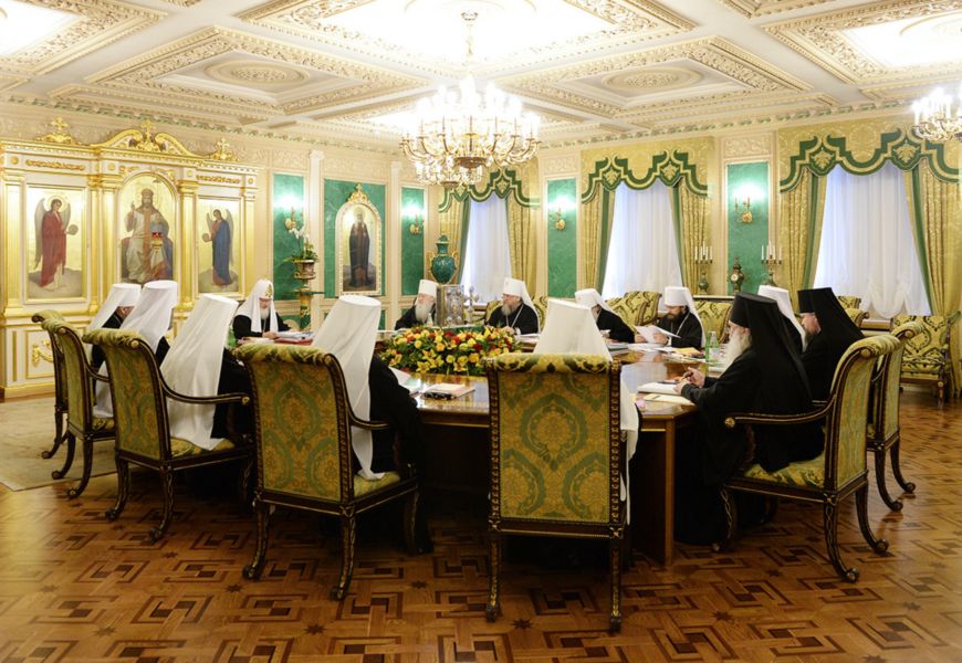 Заседание синода Русской православной церкви по вопросам кремации