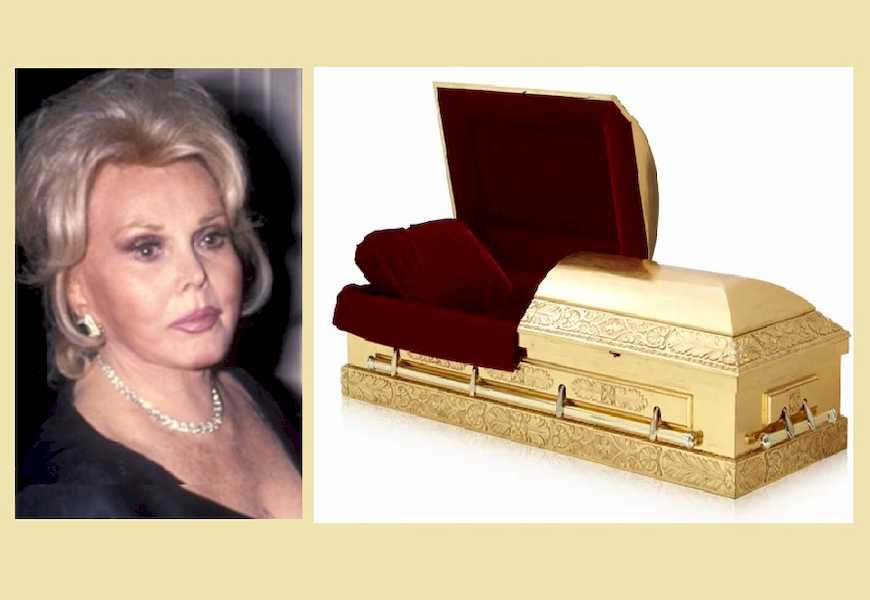 Самый дорогой гроб в мире изготовила компания The Golden Casket для светской львицы Жа Жа Габор.