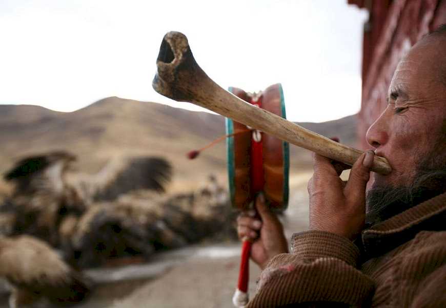 История появления страшного "Небесного погребения" в Тибете